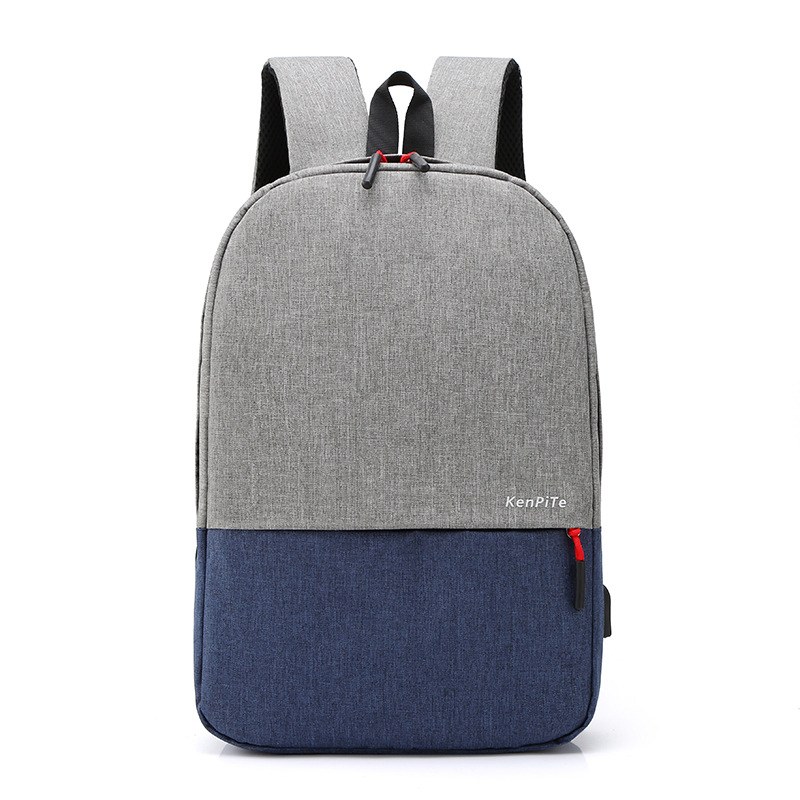 Two-tone Commuter Backpack — Blue