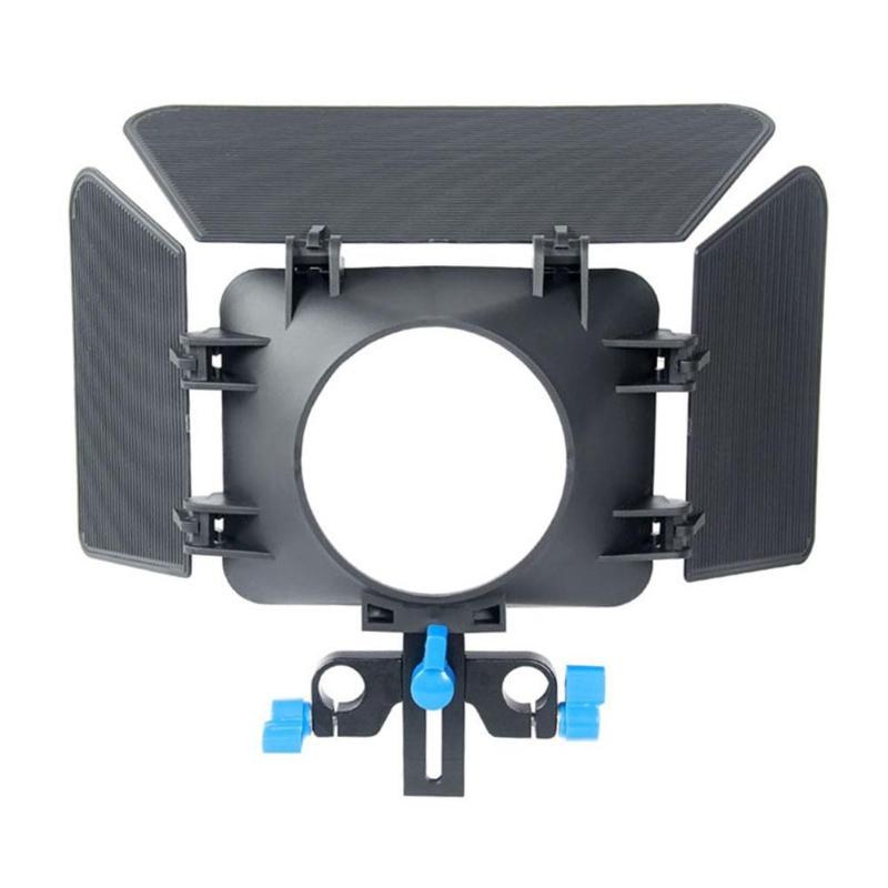 Camera Matte Box Kit with Three Flags — Black