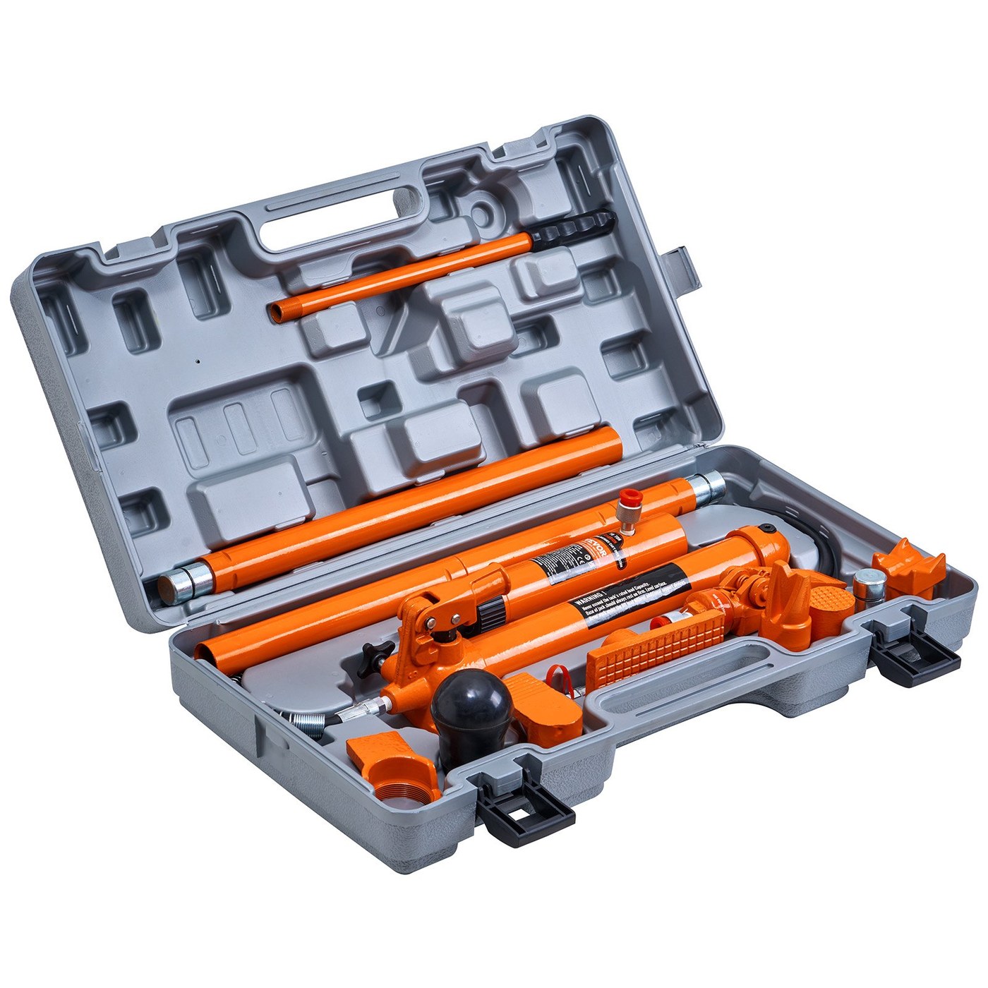 10 Ton Hydraulic Jack Air Lift Ram Body Frame Porta Power Repair Kits — Orange