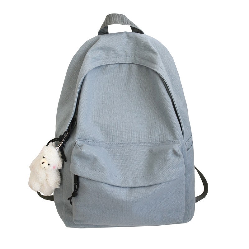 Lightweight Everyday Backpack — Blue-With Pendant