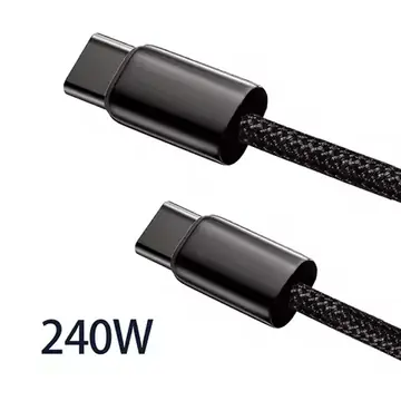 240W/100W PD3.1 Fast Charging Cable for IPhone17/16/15, Samsung S24/23/22, iPad Pro, Macbook Pro, Nylon Braided Durable Cable.