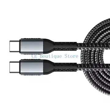50cm to 200cm 100W USB C to USB C Charging Cable Line 5A Support 480Mbps Data Compatible for Multiple Devices