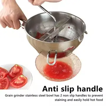 Manual Food Mill Stainless Steel Food Mill Stainless Steel Food Mill Manual Jams Masher Vegetable Fruit Potato Garlic Mud Press