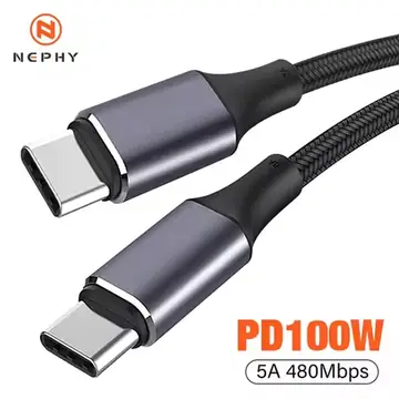 100W USB Type C To USB C Cable For iPhone 16 17 Macbook iPad Samsung Xiaomi PD Fast Charging Charger Cord 5A 25cm Short 3m Long