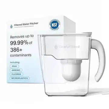 US Shipping Brand new Water Filter Pitcher, 10 Cup BPA Free Water Filtration | Targets up to 365+ Contaminants, Reduces Fluorid