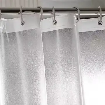 PEVA Silk Grain Shower Curtain Translucent Lining Waterproof Bathtub Bathing Cover Bathroom Bath Curtains Liner Home Decor