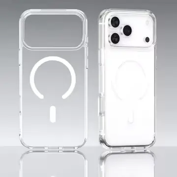 Magnetic Phone Case with Transparent Back - Shockproof Bumper, Anti-Scratch Coating, Reinforced Edges & Durable Material for iPhone 17,16,15,14,13,12,11,XS,X/Air/Pro/ProMax/Plus | Drop Protection, Modern Protective Cover, Simple