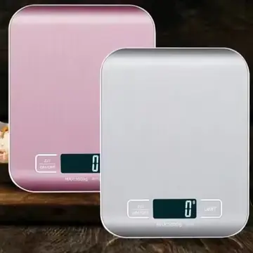 10kg Kitchen Scale,Digital Kitchen Scale with Tare Function, Electronic Coffee Brewing Scale, LCD Display Stainless Steel Screen