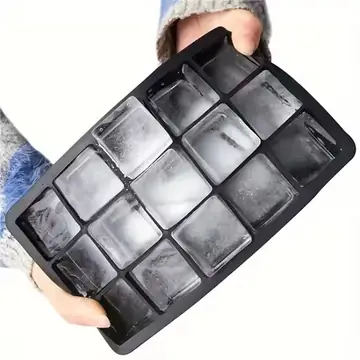 15Grids Silicone Ice Cube Molds Reusable Round Square Ice Tray Mold Whiskey Cocktail Freezer DIY Homemade Barware Kitchen Tools
