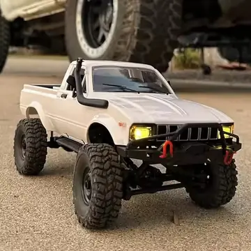 WPL C24-1 RC Rock Crawler RC Truck 4WD 1/16 Remote Control Pickup Crawler Off Road 2.4G Full Scale RC Car Kid Boy Adult Toy Gift