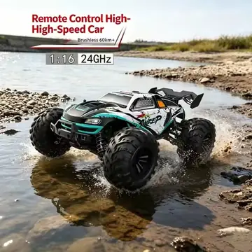 Suchiyu 16101PRO 1/16 Full Proportional Brushless 4WD RC Monster Truck High Speed Competitive All Terrain Off-Road Hobby Model