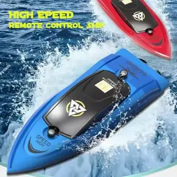 2.4GHz Mini RC Speedboat for Kids, High-Speed Remote Control Racing Boat, Summer Water Toy Submarine Gift for Boys Teens