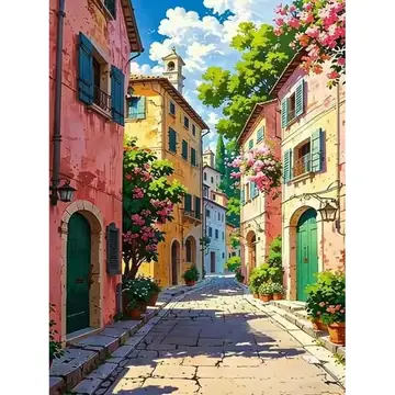 Town Landscape 500/1000/1200/2000 PCS Jigsaw Puzzles Family Activity Relaxing Games for Living Room Home Decor Gift