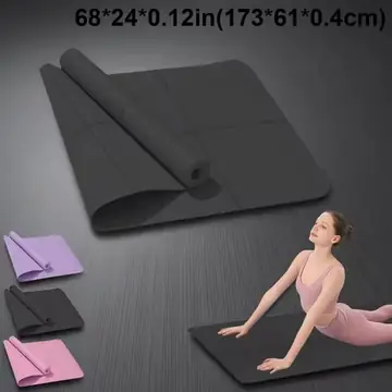 Yoga Mat Sports Fitness EVA Comfortable Foam 4mm Thick Yoga Mat Sports Yoga and Pilates Gymnastics Mat