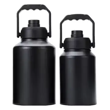 64OZ Large Capacity Sports Thermos Cup with Handle,Stainless Steel Vacuum Flasks,Wide Mouth Drinkware,Camping Gym Water Bottle