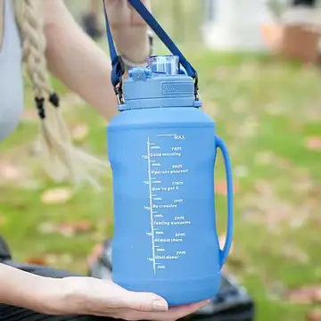 2L/64oz Silicone Water Bottles Collapsible Travel Water Bottle Roll Up Foldable Water Bottles With Straws Travel Camping Hiking