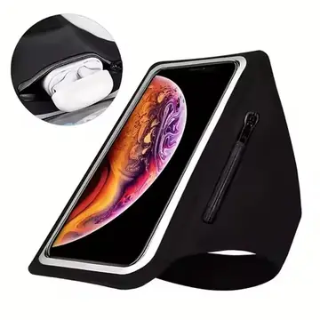 Running Arm Bag Waterproof Sports Armband For iPhone 17 16 15 Pro Max 14 Plus 13 Men Women Outdoor Touch Screen Belt Arm Bags