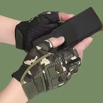 Professional Half Finger Gloves Tactical Anti-Slip Breathable Sport Gear for Cycling Weightlifting Fitness Training Men Women