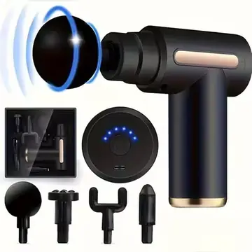 Massage Gun Fascia Deep Muscle Relax Body Neck Massager Electric Fitness Equipment Noise Reduction Male Female