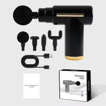 Portable Mini Fascia Gun Deep Tissue Massage Lightweight Adjustable Speed for Body Relaxation