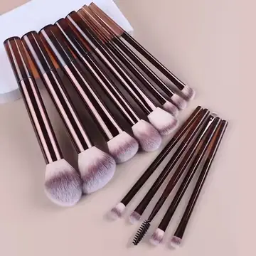 Soft Bristle Kabuki Blending Makeup Brush Set 13Pcs Foundation Eyeshadow Blush Cosmetic Tool Professional Salon Daily Facial Makeup Supply