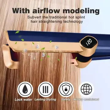 Multi Styler 2in1 LCD Display Hair DryerWet and Dry Hair Straightener Ion Portable Air Styling Hair Straighten