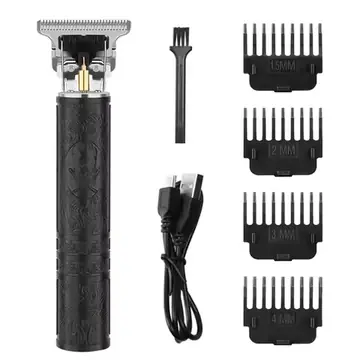 Beard & Hair Trimmer Men, Vintage Hair Clippers, Next-Gen Upgrade | 180-min Running time, Metal Wire Drawing Process, Type-C Rechargeable, Cordless Electric Shaver & Razor Edgers Trimmer