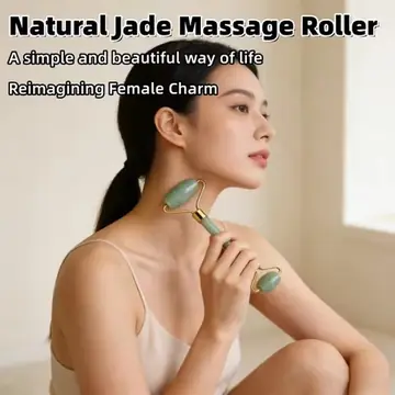 Gua Sha Body Massage Face Gouache Scraper Roller Set Face Lift Devices Natural Relax Massager Jade Scraping Board Eye Beauty