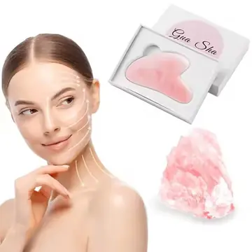 Natural Stone GuaSha Jade Facial Beauty Scraping Massage Tools Firm Skin Care Face Gua Sha SPA Physical Therapy Gue Che Roller