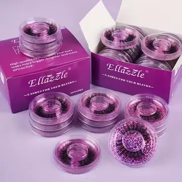 20 Pairs 4 Styles Wispy Faux Mink False Eyelashes Mixed Dramatic Thick Curled Fluffy Strip lashes Multipack for Eyes Makeup Sets