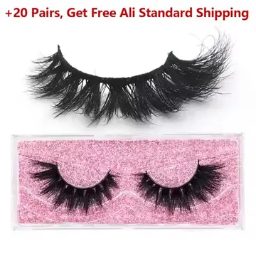 Dropshipping 3D Mink Eye Lashes Fluffy Volume Eyelash Extension Natural Wispy Full Strip Mink False Eyelashes Bulk Lash Makeup