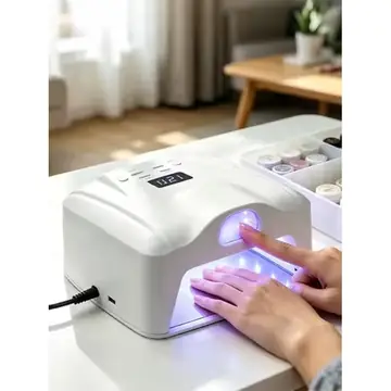 Dual Use Nail Lamp Cordless Manicure Dryer Wireless UV Light 78LEDs Fast Nail Gel Curing Smart Auto Sensor With Single Thumb Nai