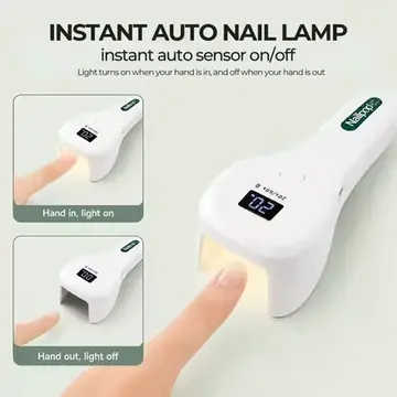 Portable Handheld UV Led Nail Lamp Wireless For Gel Polish Nails Rechargeable Nail Art Tool 15W Lights Fast Curing Nail Salon
