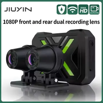 JIUYIN Dual 1080P Motorcycle DVR Full Body Waterproof Moto Camera WiFi Dash Cam Front Rear Driving Video Recorder Black Box