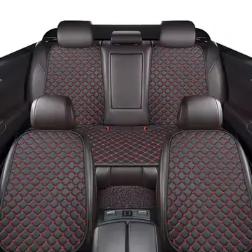 New Universal Car Seat Cover Back Cushion Pu Leather Minimalism Protective Seat Cushion Wear-resistant Car Interior Accessories