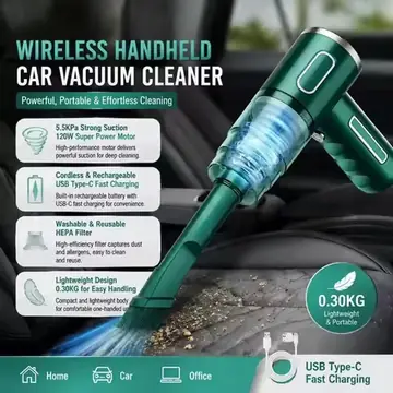 Wireless Handheld Vacuum Cleaner Cordless Portable Car Vacuum for Interior Cleaning Home Office Deep Cleaning Rechargeable Mini Vacuum Dust Buster Blower Machine with High Suction Power US Stock Fast Free Shipping