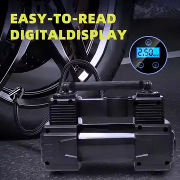 Car Air Pump Car Accessories Car Tire Electric Inflator 12V Car Tire Electric Multifunctional Convenient Small Car Inflator Wired Inflation