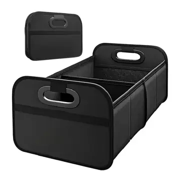 Trunk Organizer for suv, Foldable portable car storage box for camping outdoor storeroom,space saving multi functional