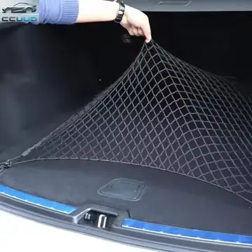 Nylon Car Rear Cargo Net Trunk Storage Organizer - Durable Net for Vehicle Trunk Organization