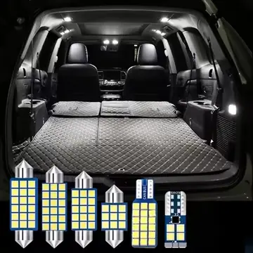 For BMW X5 E53 E70 F15 X5M F85 12v Car LED Bulbs Kit Interior Reading Lamps Vanity Mirror Trunk Door Courtesy Lights Accessories