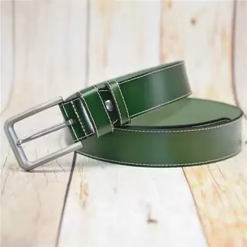 Men Belt Cow Leather Black/blue/coffee/white/green/red Alloy Pin Buckle Designer Belts for Man 3.8CM Width Waist Belt 100-130CM