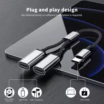 Multi USB Hub Extensions 3/2 Port Type C Hub USB Splitter Fast Data Transmission OTG Adapter For PC Laptop Pro