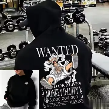 2026 Oversized One Piece Luffy Anime Print Hoodie Men Women Streetwear Casual Loose Sweatshirt Pullover Spring Fashion Unisex