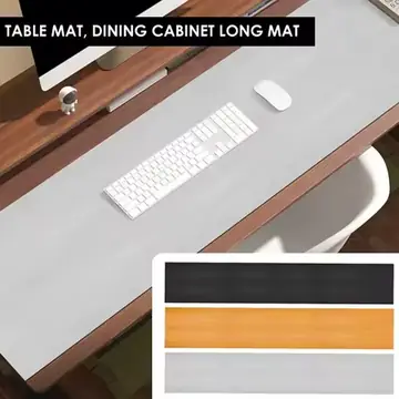 63Inch Waterproof Desk Mat PVC Leather Office Table Cover Smooth Multipurpose Tea Table Protector Mat for Home Office Dresser
