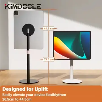 Kimdoole Portable Monitor Height Adjustable Retractable Desktop Magnetic Stand Compatible With IPad Up To 18 Inch Pc Accessories