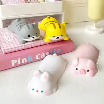 New Cute Animal Wrist Rest Mouse Pad Support Ergonomics Memory Foam Desktop Computer Laptop Arm Rest Pig,Cat,Dog,Rabbit Toys Pad