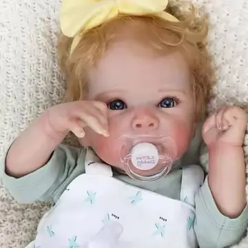 Lifelike Reborn Baby Dolls Girl - 20 Inch Realistic Baby Doll, Real Life Baby Doll Real Looking Newborn Soft Body, Gift Set with Full Accessories for Kids Aged 3+