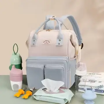 Multifunctional Large-capacity Mommy Bags for Outings Travel Backpack Waterproof Portable Mother and Baby Bag Women's Backpack