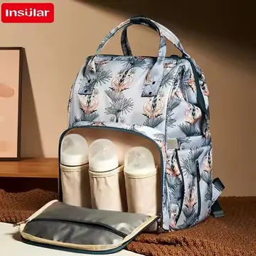 Fashion Print Large Capacity Mummy Backpack Multi-Functional Outdoor Travel Diaper Bag Portable Mommy Bag for Baby Care Supplies