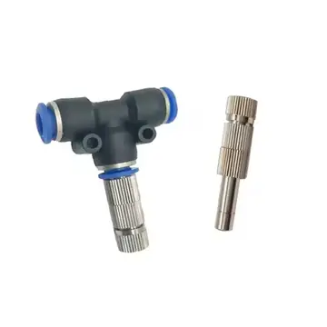 3-Section Quick Connect Nozzle with Built-in Filter for Garden Sprayer Misting Cooling 20pcs